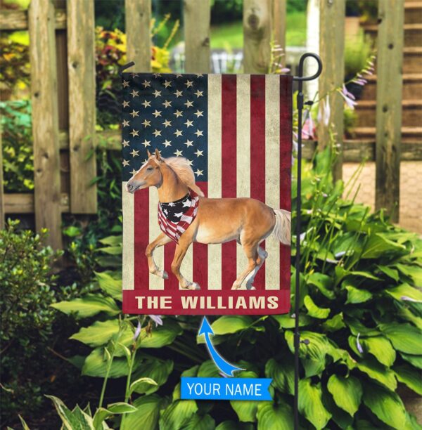 Palomino Horse Personalized Flag – Flags For The Garden – Outdoor Decoration