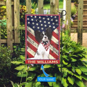 Papillon Personalized Flag Custom Dog Flags Dog Lovers Gifts for Him or Her 3