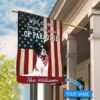 Papillon Welcome To Our Paradise Personalized Flag – Personalized Dog Garden Flags – Dog Flags Outdoor