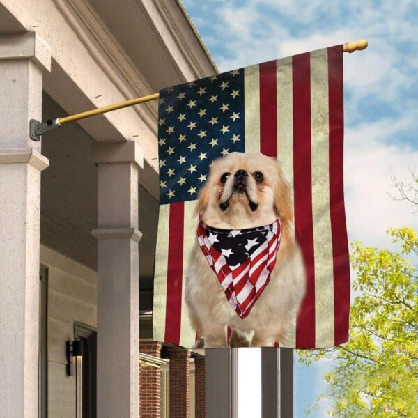 Pekingese House Flag – Garden Dog Flag – Dog Owner Gift Ideas