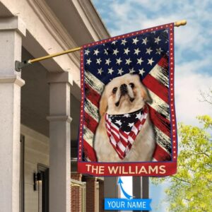 Pekingese Personalized Flag Custom Dog Flags Dog Lovers Gifts for Him or Her 2