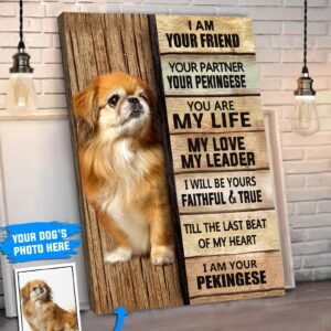 Pekingese Personalized Poster Canvas Dog Canvas Wall Art Dog Lovers Gifts For Him Or Her 4
