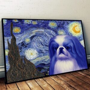 Pekingese Poster Matte Canvas Poster To Print Gift For Dog Lovers 1