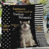Personalized Alaskan Malamute Quilt Blanket Happiness…