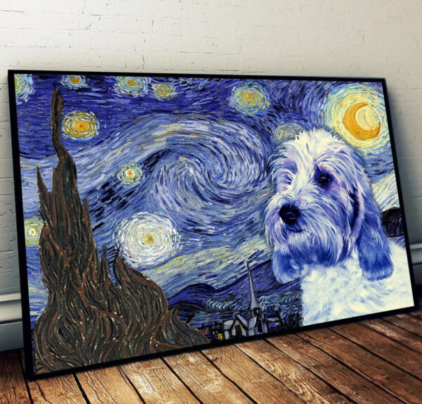 Petit Basset Griffon Vende´en Poster & Matte Canvas – Dog Wall Art Prints – Painting On Canvas
