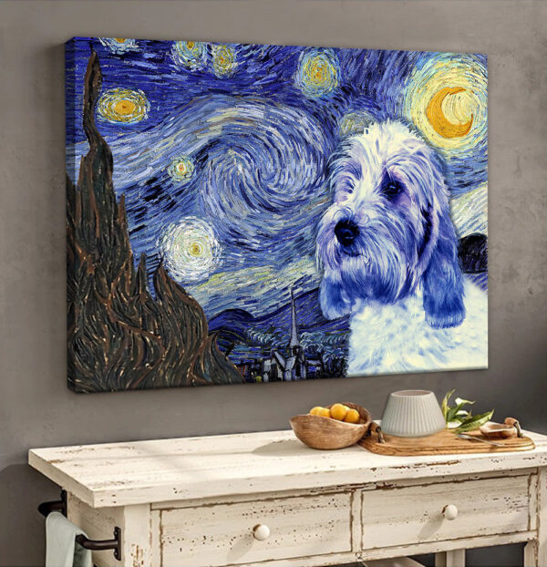 Petit Basset Griffon Vende´en Poster & Matte Canvas – Dog Wall Art Prints – Painting On Canvas