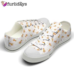 Pit Bull Hearts Pattern Low Top Shoes 2
