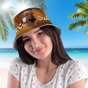 Pitbull Bucket Hat Hats To Walk With Your Beloved Dog Gift For Dog Loving Friends 1 qxwal2