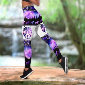 Pitbull Purple Cool Combo Leggings And Hollow Tank Top Workout Sets For Women Gift For Dog Lovers 3 sq7r2h