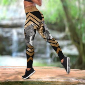 Pitbull With Bricks Combo Leggings And Hollow Tank Top Workout Sets For Women Gift For Dog Lovers 3 w03tca