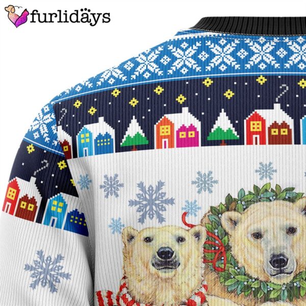 Polar Bears Christmas Ugly Christmas Sweater – Gift For Pet Lovers – Unisex Crewneck Sweater