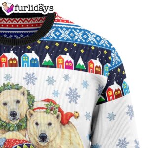 Polar Bears Christmas Ugly Christmas Sweater Gift For Pet Lovers Unisex Crewneck Sweater 6
