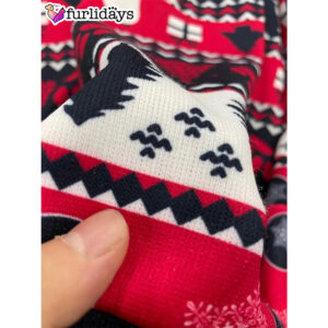 Pomeranian And Red Truck Dog Lover Ugly Christmas Sweater Dog Memorial Gift 2