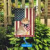 Pomeranian Personalized Garden Flag – Personalized Dog Garden Flags – Dog Flags Outdoor