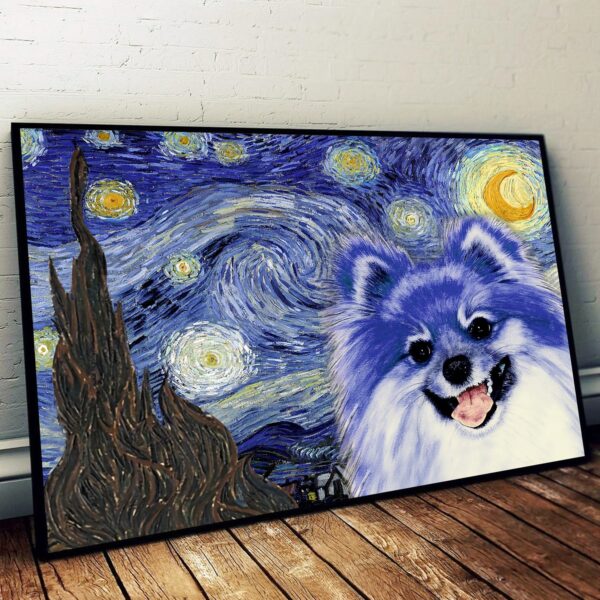 Pomeranian Poster & Matte Canvas – Dog Wall Art Prints – Canvas Wall Art Decor