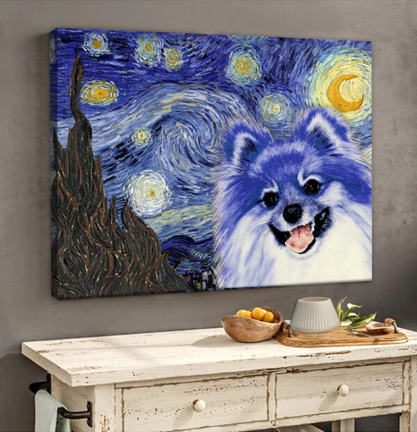 Pomeranian Poster & Matte Canvas – Dog Wall Art Prints – Canvas Wall Art Decor