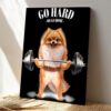 Go Hard Pomeranian Weightlifting – Dog…
