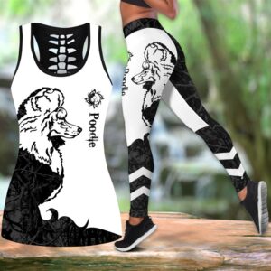 Poodle Black Tattoos Combo Leggings And…