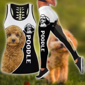 Poodle Cute Sport Combo Leggings And…