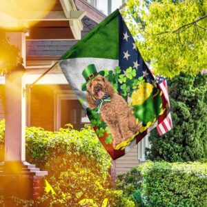 Poodle Happy St Patrick s Day Garden Flag Best Outdoor Decor Ideas St Patrick s Day Gifts 3