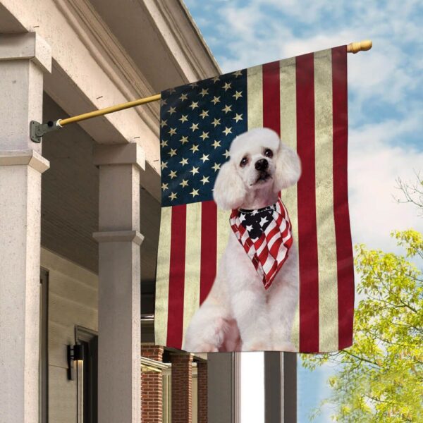 Poodle House Flag – Garden Dog Flag – Dog Owner Gift Ideas