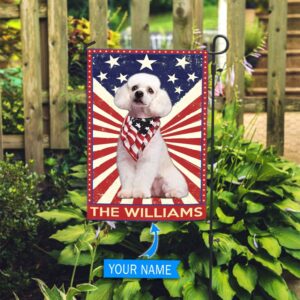 Poodle Personalized Flag Custom Dog Flags Dog Lovers Gifts for Him or Her 3