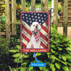 Poodle Personalized Garden Flag Custom Dog Flags Dog Lovers Gifts for Him or Her 2