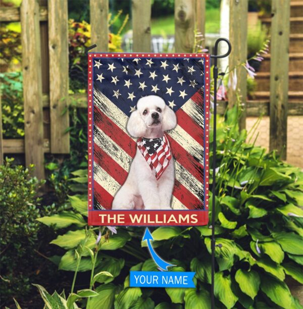 Poodle Personalized Garden Flag – Custom Dog Flags – Dog Lovers Gifts for Him or Her