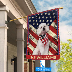 Poodle Personalized Garden Flag Custom Dog Flags Dog Lovers Gifts for Him or Her 3
