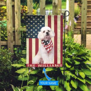 Poodle Personalized Garden Flag – Personalized…
