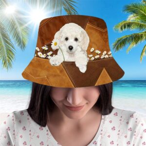 Poodle Bucket Hat Hats To Walk With Your Beloved Dog A Gift For Dog Lovers 2 ar6v64