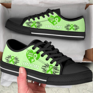 Poud Survivor Of Lymphoma Low Top Shoes Best Gift For Men And Women Cancer Awareness Shoes 2