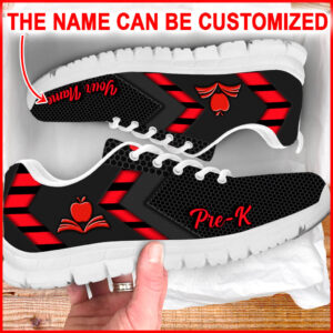 Pre K Teacher Simplify Style Sneakers Walking Shoes Personalized Custom Best Gift For Teacher s Day 1
