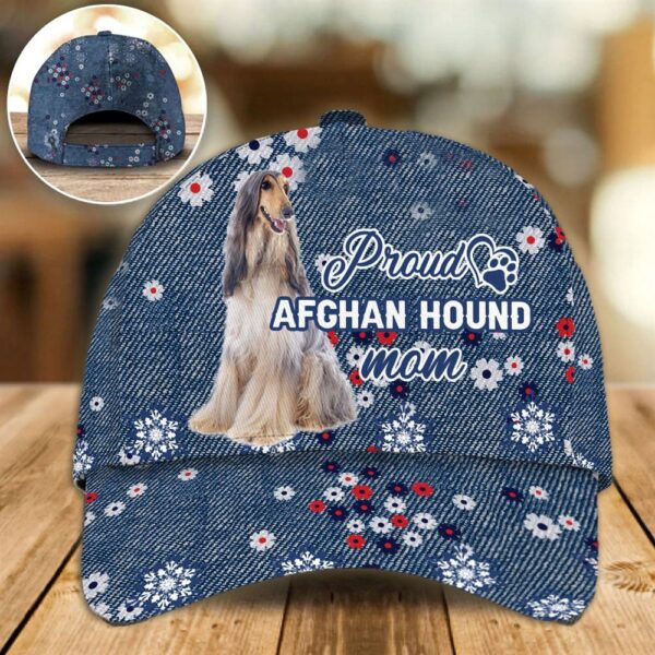 Proud Afghan Hound Mom Caps – Hats For Walking With Pets – Dog Caps Gifts For Friends