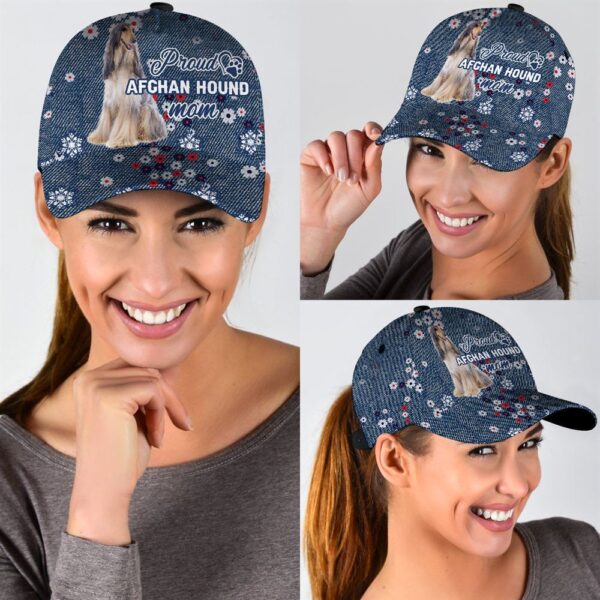 Proud Afghan Hound Mom Caps – Hats For Walking With Pets – Dog Caps Gifts For Friends