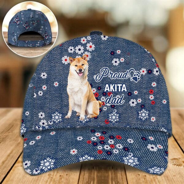Proud Akita Dad Caps – Caps For Dog Lovers – Gifts Dog Hats For Relatives