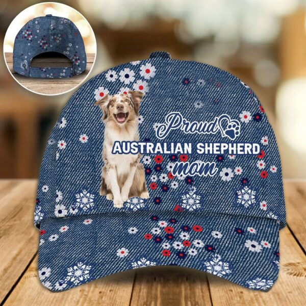 Proud Australian Shepherd Mom Caps – Caps For Dog Lovers – Dog Hats Gifts For Relatives