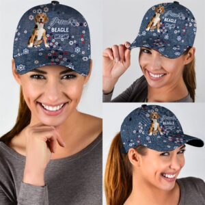 Proud Beagle Mom Caps Hat For Going Out With Pets Dog Caps Gifts For Friends 2 t5duar
