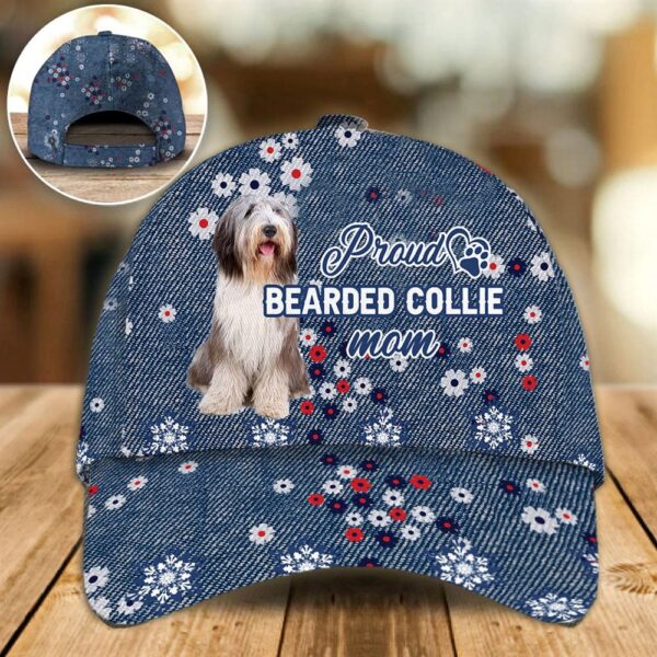 Proud Bearded Collie Mom Caps – Hats For Walking With Pets – Dog Caps Gifts For Friends