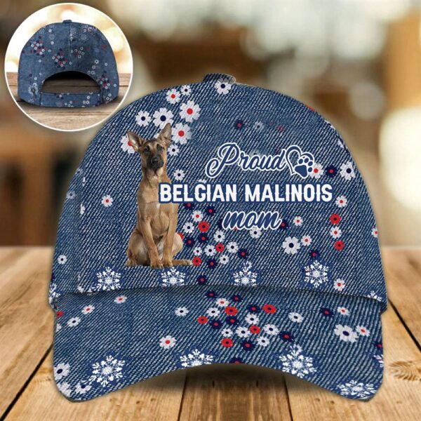 Proud Belgian Malinois Mom Caps – Hat For Going Out With Pets – Dog Caps Gifts For Friends
