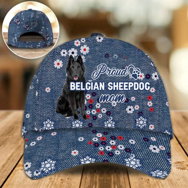 Proud Belgian Sheepdog Mom Caps – Hats For Walking With Pets – Dog Caps Gifts For Friends