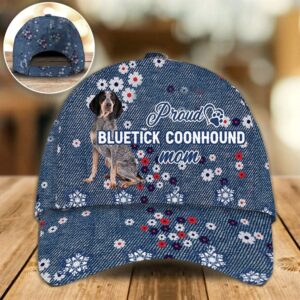 Proud Bluetick Coonhound Mom Caps –…