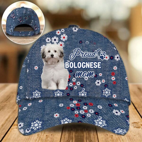 Proud Bolognese Mom Caps – Hat For Going Out With Pets – Dog Caps Gifts For Friends