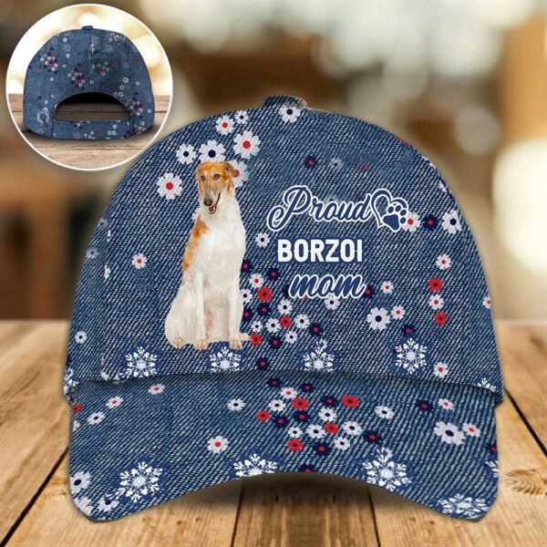 Proud Borzoi Mom Caps – Hat For Going Out With Pets – Dog Caps Gifts For Friends