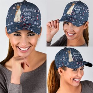 Proud Borzoi Mom Caps Hat For Going Out With Pets Dog Caps Gifts For Friends 2 qu96rt