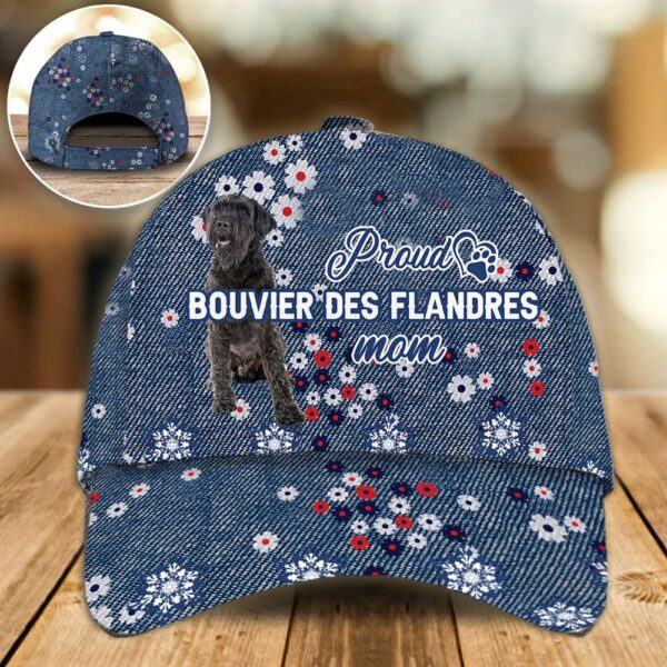 Proud Bouvier Des Flandres Mom Caps – Hats For Walking With Pets – Dog Caps Gifts For Friends
