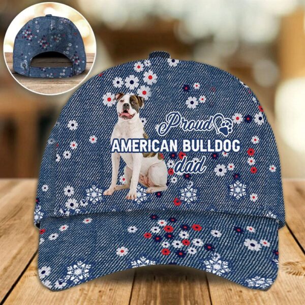 Proud Bulldog Dad Caps – Caps For Dog Lovers – Gifts Dog Hats For Relatives
