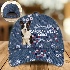 Proud Cardigan Welsh Corgi Mom Caps…