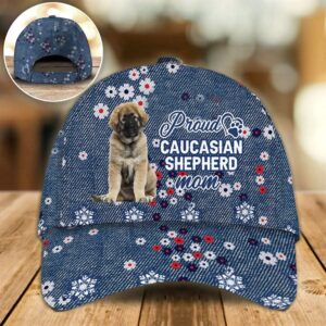 Proud Caucasian Shepherd Mom Caps –…