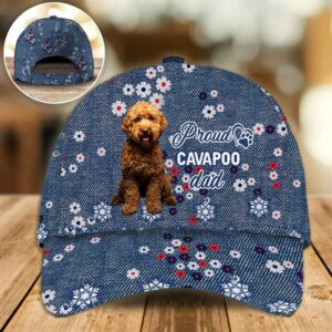Proud Cavapoo Dad Caps Caps For Dog Lovers Gifts Dog Hats For Relatives 1 rx2x3m